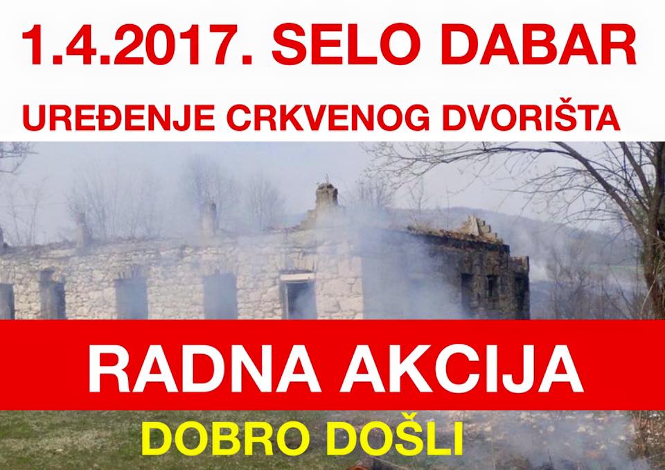 RADNA AKCIJA - DABAR 2017 RADNA AKCIJA - DABAR 2017